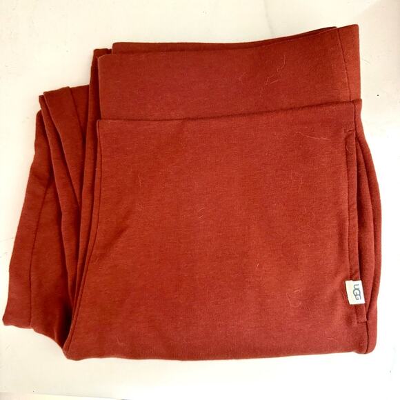 NEW UGG Waylen Straight Leg Rust Orange Brick Red Sweatpants Lounge PJ Pant M - Picture 16 of 16